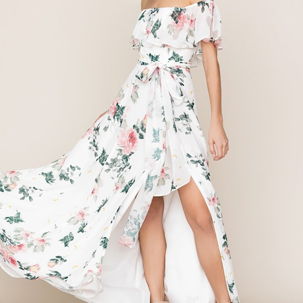 Yumi Kim Carmen Maxi dress Sz L worn once!